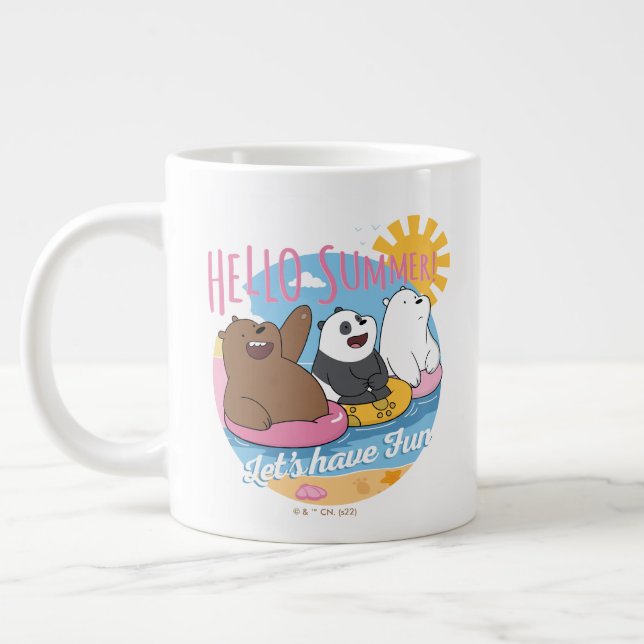 We Bare Bears - Hello Summer! Let's Have Fun Jumbo-Tasse (Links)