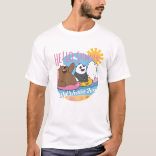 We Bare Bears - Hello Summer! Let's Have Fun T-Shirt
