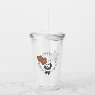 We Bare Bears - #SquadGoals Acryltrinkbecher