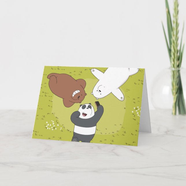 We Bare Bears - #SquadGoals Karte (Vorderseite)