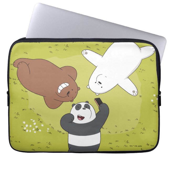 We Bare Bears - #SquadGoals Laptopschutzhülle (Vorderseite)