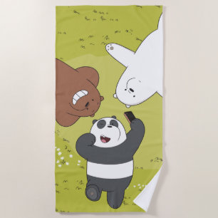 We Bare Bears - #SquadGoals Strandtuch