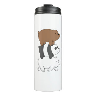 We Bare Bears Stack Tumbler | Grizz panda&Ice Bear Thermosbecher