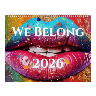 We Belong LGBTQ+ Pride Art Calendar 2026 Kalender