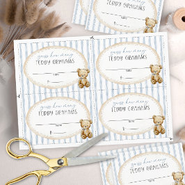 We Can Bearly Wait Baby Shower Teddy Grahams Card Einladung