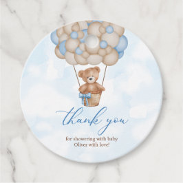 We Can Bearly Wait Baby Shower Thank You Geschenkanhänger