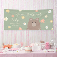 We Can Bearly Wait Beary Cute Baby Shower Welcome