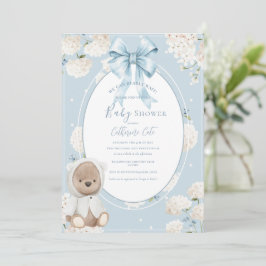 We Can Bearly Wait Floral Whimsical Baby Shower Einladung