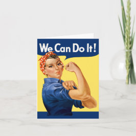 We Can Do It! Rosie the Riveter Karte