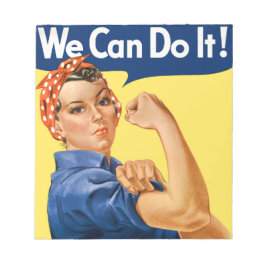 We Can Do It! Rosie the Riveter  Notizblock