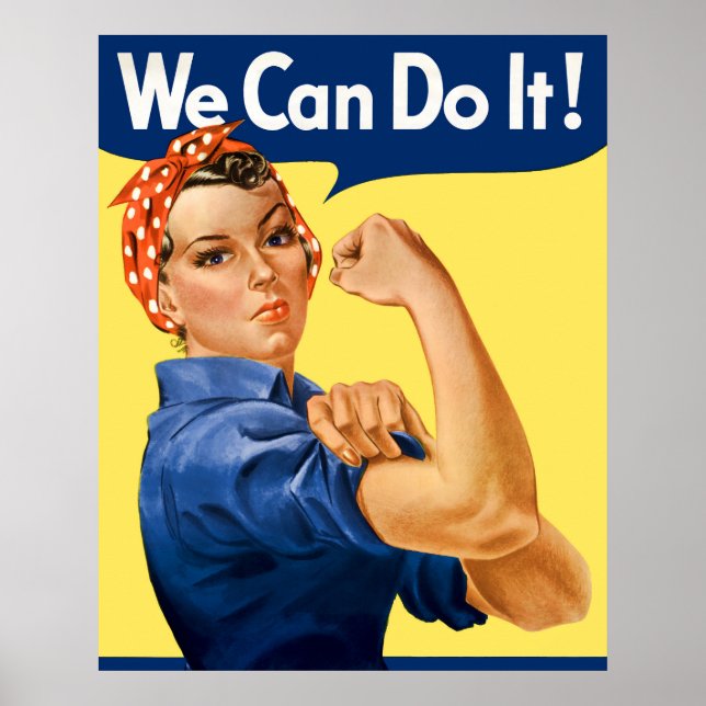 We Can Do It! Rosie the Riveter Poster (Vorne)