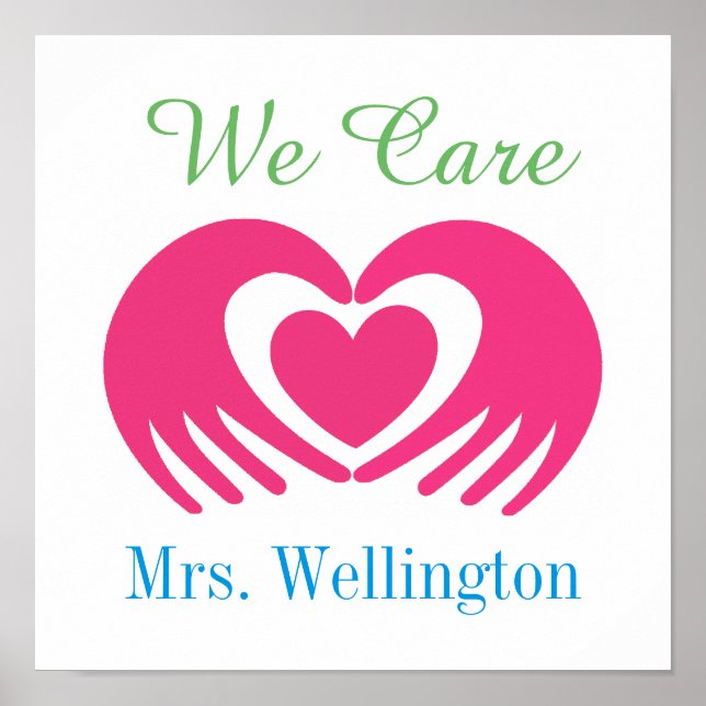 We Care - Affiche de l'école d'enseignants - SRF (Devant)