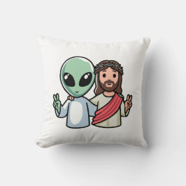 We come in peace kissen