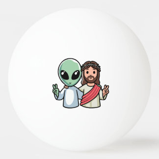 We come in peace tischtennisball