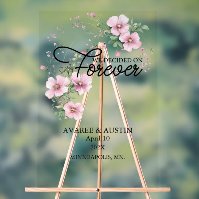 We Decided On Forever Wedding (Neutre)