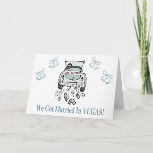 We Got Married in VEGAS! Announcement Cards Ankündigung