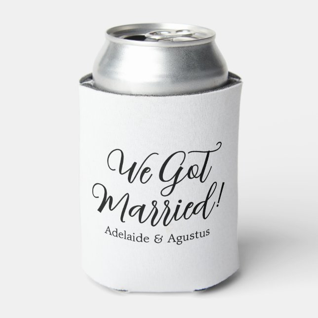 We Got Married White Cooler Dosenkühler (Kanne Vorderseite)
