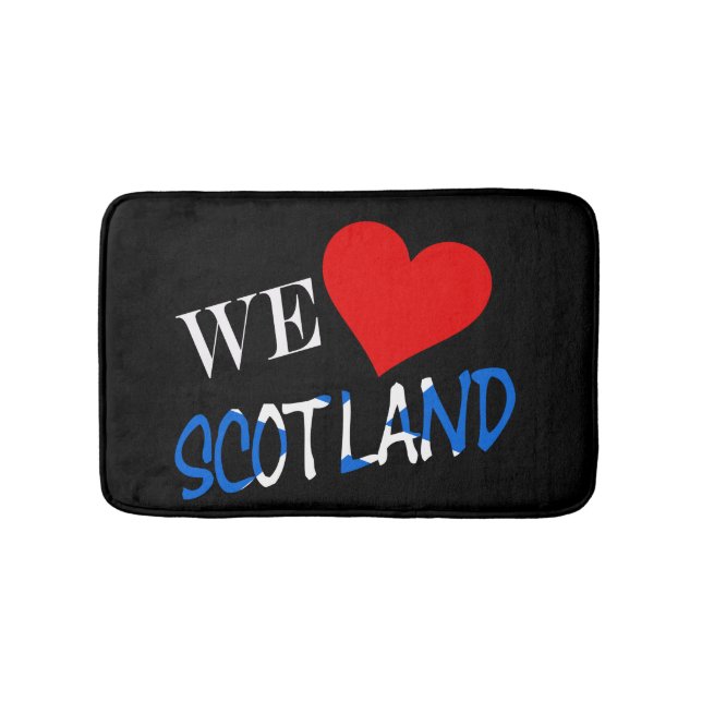 We Heart Scotland Overlay bmt Badematte (Vorderseite)