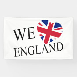We Heartflag England bk (h) bncnt Banner