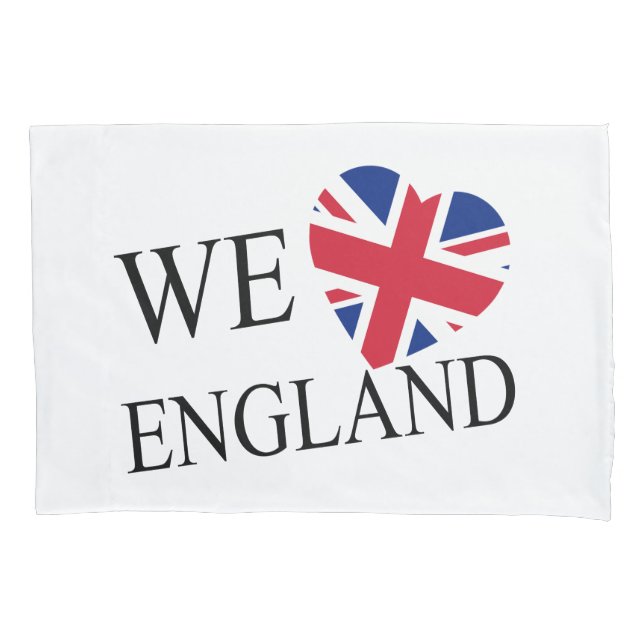 We Heartflag England bk pkt Kissenbezug (Vorderseite)