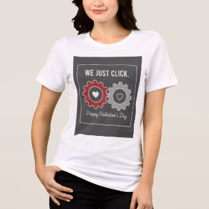 "We Just Click" Premium Tri-Blend T-Shirt Shirt