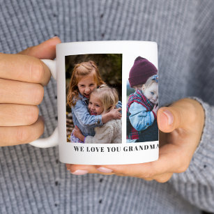 We Love You Grandma Personalized Custom Mug Kaffeetasse