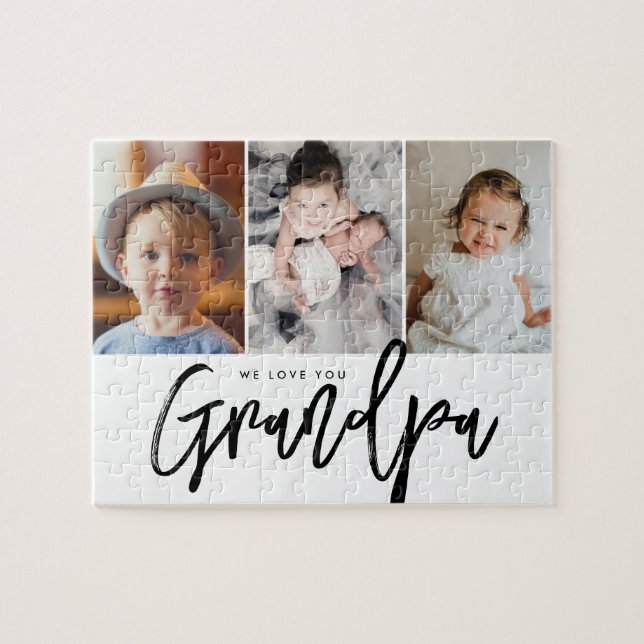 We love you Grandpa Grandchildren photos (Horizontal)