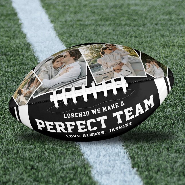 “We Make a Perfect Team” 4 Photo Football (Von Creator hochgeladen)