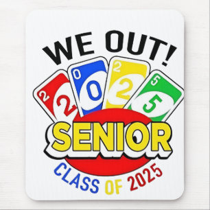 We Out Senior 2025 Gambling Game Abschluss Mousepad
