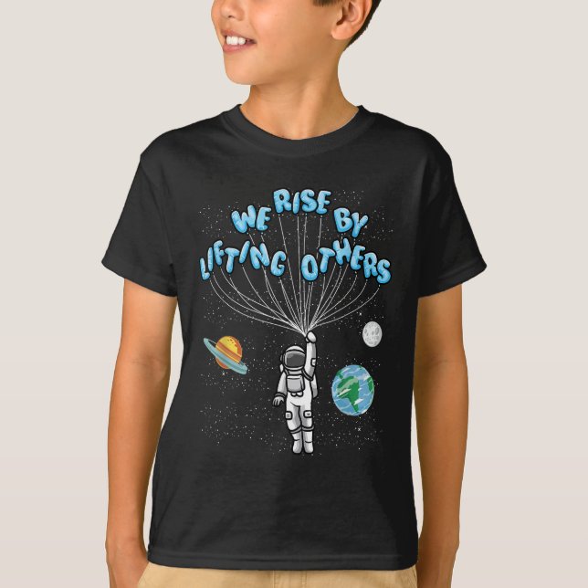 We Rise Motivational Quote - Clic Fit, Short Sleev T-Shirt (Vorderseite)