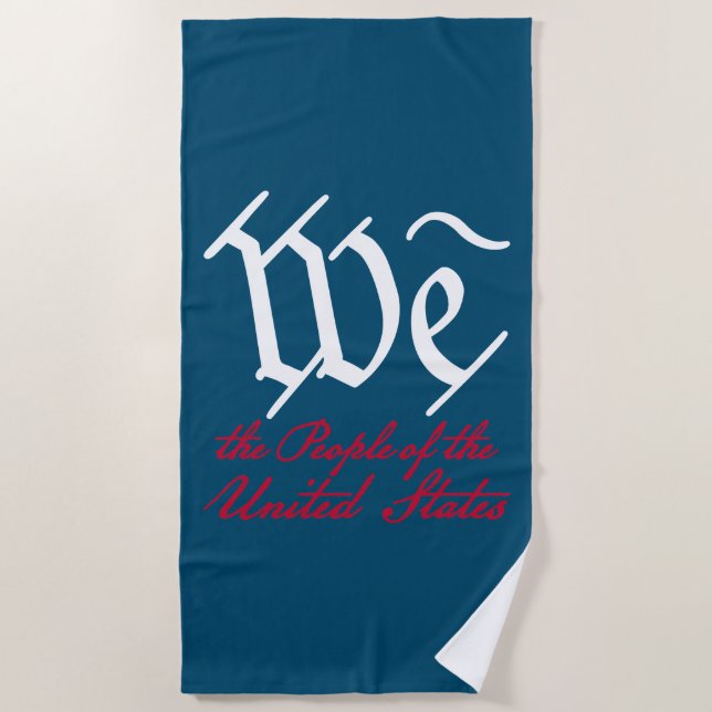 We the People 2 Strandtuch (Vorderseite)