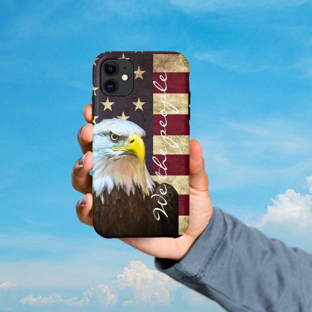 We The People American Flag Bald Eagle  Case-Mate iPhone Hülle (We The People American Flag Bald Eagle iPhone Case)