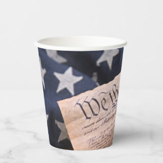 We the People Constitution Pappbecher