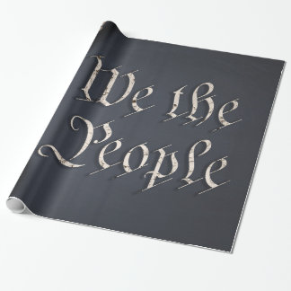 We the People Geschenkpapier