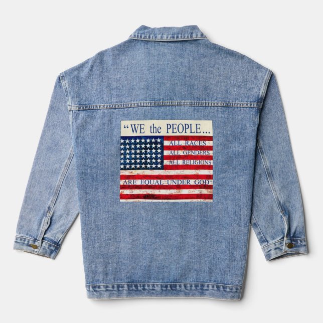 WE THE PEOPLE  JEANSJACKE (Rückseite)