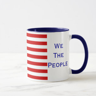 We The People USA Drapeau Café Mug par Janz