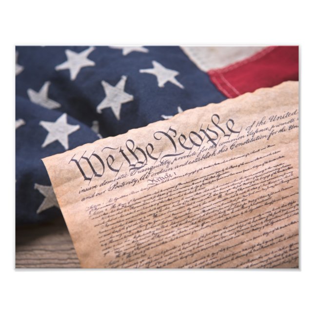 We the People Verfassung Fotodruck (Vorne)