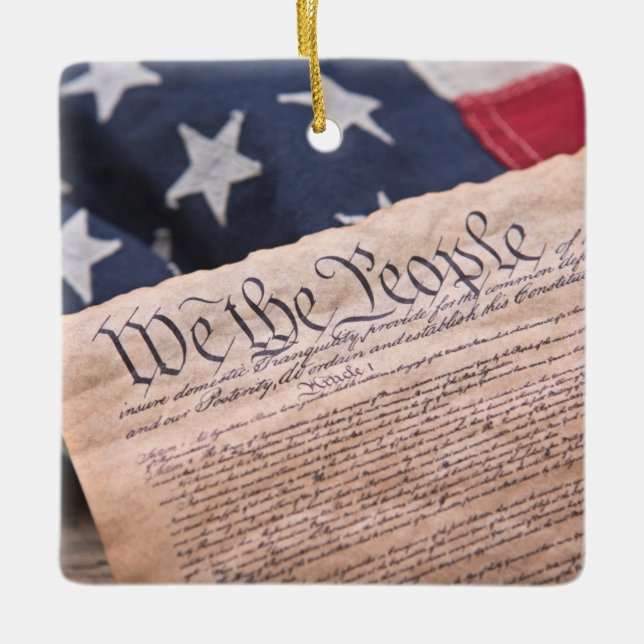 We the People Verfassung Keramikornament (Vorderseite)