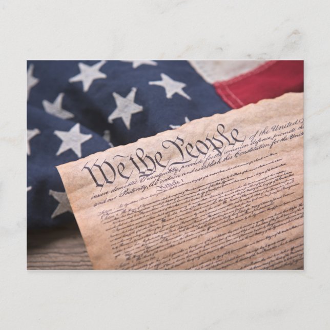 We the People Verfassung Postkarte (Vorderseite)