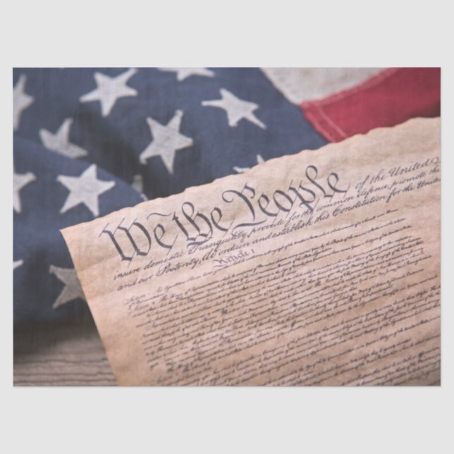 We the People Verfassung Seidenpapier (Vorderseite)