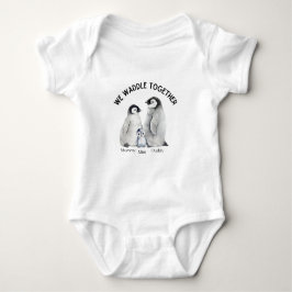 we waddle together - baby bodysuit baby strampler