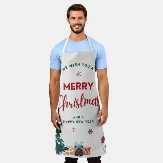 We Wish You Schürze (Getragen)