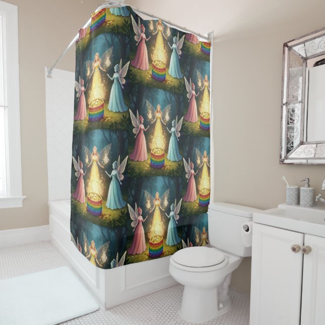 Wealth Fairy Bridal Duschvorhang (Beispiel)