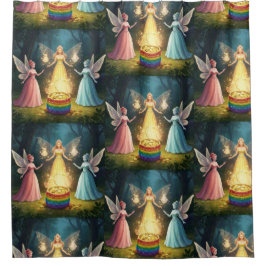 Wealth Fairy Bridal Duschvorhang