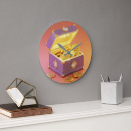 Wealth Reise C Große Wanduhr