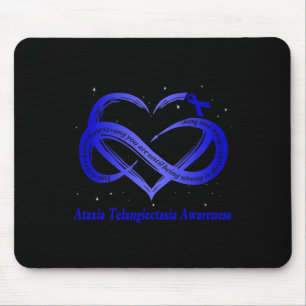 Wear Blue for Ataxia Telangiectasia Sensibilisieru Mousepad