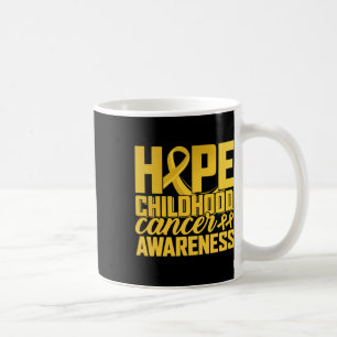 Wear Gold for Childhood Cancer Awareness Hope for Kaffeetasse