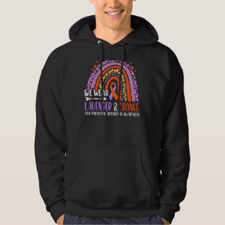 Wear Lavender Orange Rainbow Psoriatic Arthritis A Hoodie
