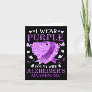 Wear Lila für meine Ehefrau Alzheimerheimer Sensib Karte