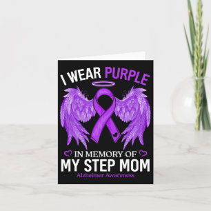 Wear Lila im Gedächtnis der Step-Mama Alzheimerhei Karte
